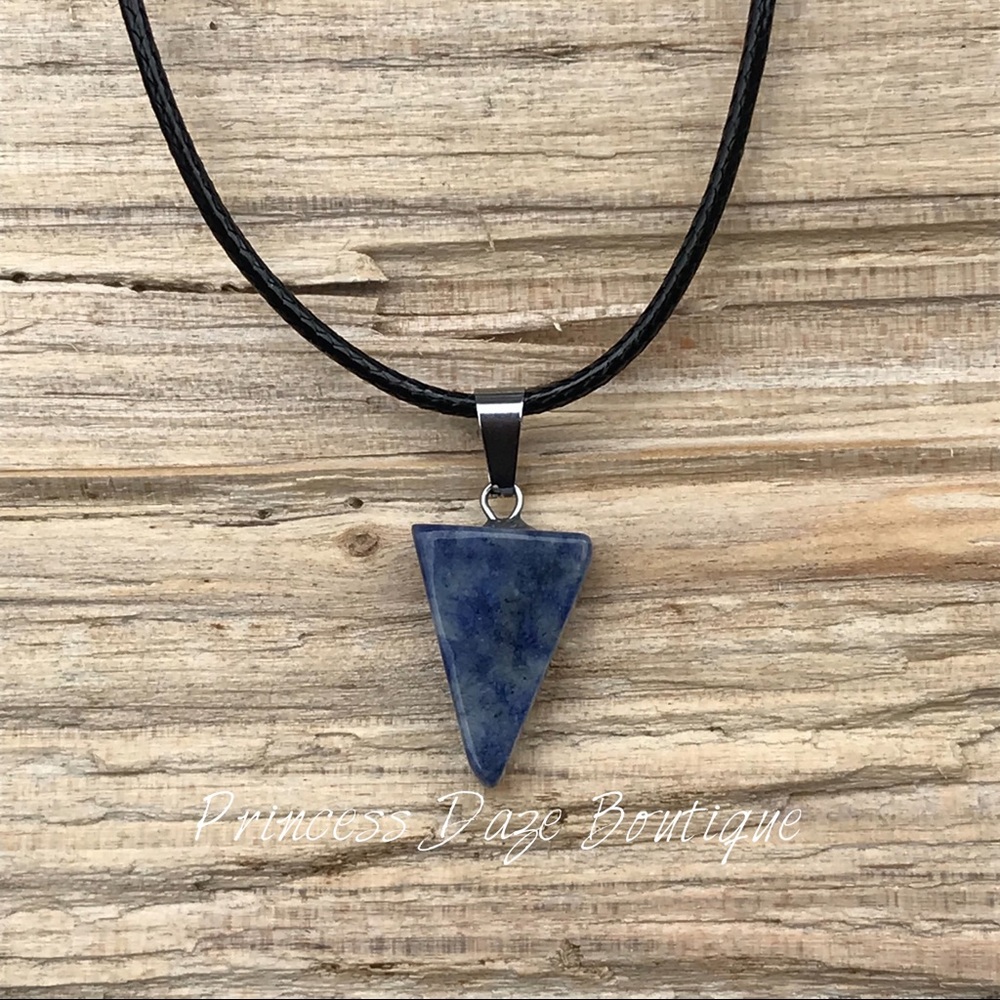 Natural Stone Arrow‎ Necklace